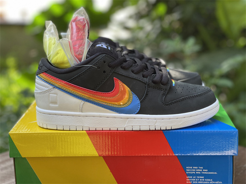 Pure original version_ nike dunk sb low_ low-top black rainbow_ goods number DH7722-001_ full code shipment_ 36_47.5-1945985b